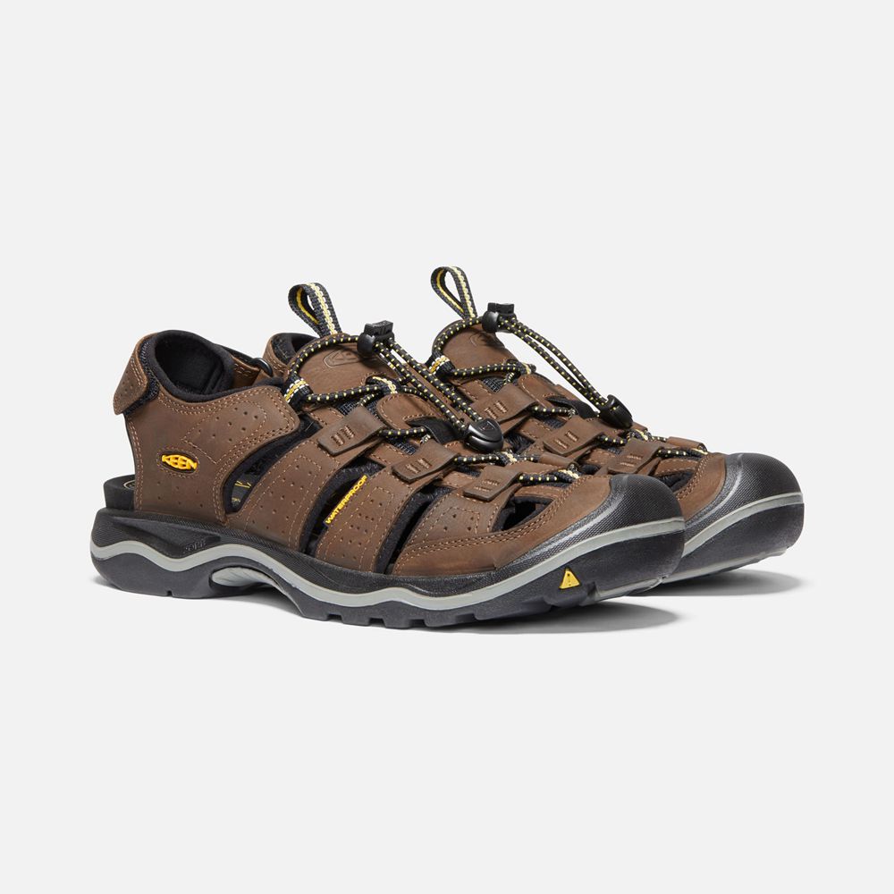 Sandalias Trekking Keen Mexico Marrom - Hombre Rialto Ii - LJ0397826